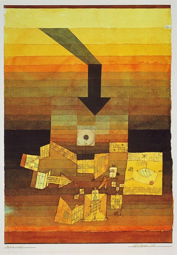 Affected Place, 1922, by Paul Klee