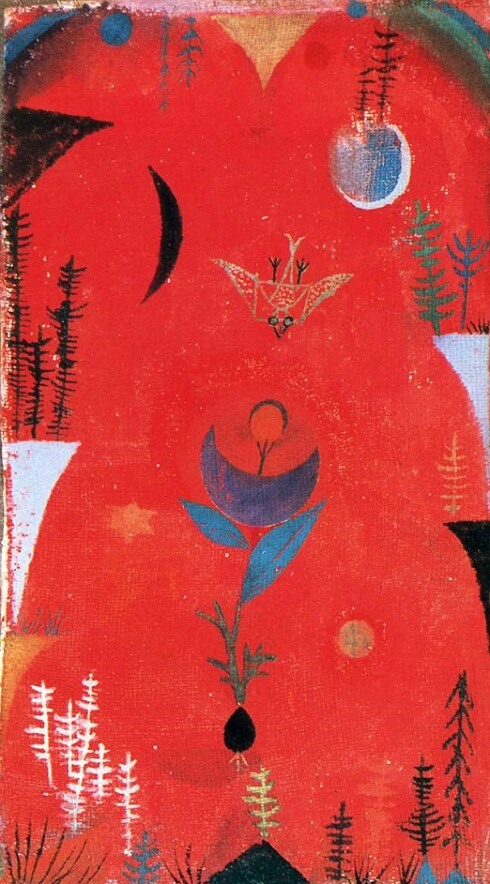 Flower Myth, 1918, by Paul Klee
